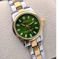 Stock baru【Datejust】 Rolex Jam tangan perempuan quartz analog women's Watches 32mm stainless steel n
