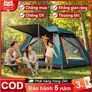 6-8 Person Camping Tent Outdoor Tent Waterproof Double Layer Automatic Home Tent