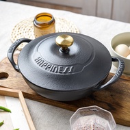 Monolithic Cast Iron Pot, Cast Iron Rice Cooker For Induction Cooker, gas Stove, Electric Stove
