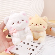 52044 Cute Chubby Bear Plush Toy Keychain School Bag Pendant Toy Doll Toy Plush Keychain