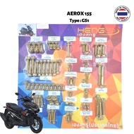 💫🇹🇭🇲🇾 NVX155 V1/V2 Skru Bolt Set/ NVX155 Screw Set HENG SCREW ORIGINAL FROM Thailand Stainless Steel