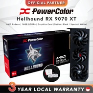 [FAST SHIP] Powercolor Hellhound AMD Radeon RX 9070 XT | 16GB GDDR6 | Graphics Card ( Spectral White