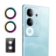 全城熱賣 - 適用於 vivo V29 5G ENKAY Hat-Prince 合金金屬鏡頭保護膜 鋁合金+鋼化玻璃后攝像頭保護圈（炫彩）