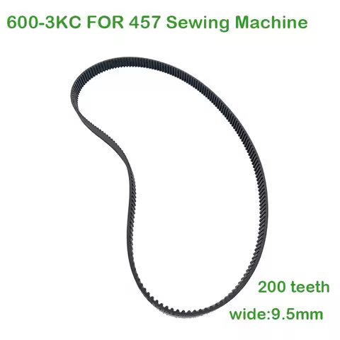 Wholesaler Industry Sewing Machine Spare Parts ZJ-457A125 ZIGZAG 457 Belt 600-3KC 9.5MM Good Quality