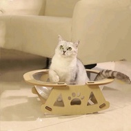 Big Cat Hole Bed Transparent Condo Space Sleeping With Acrylic For Cats 20 Pounds Strong