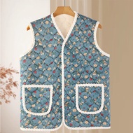 JIFANPAUL | Warm Ethnic Style Loose Vest for Elderly Women