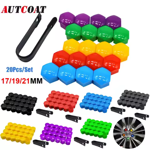 1Set 17/19/21mm Car Wheel Nut Bolt Head Cover Cap Protective Bolt Rims Exterior Decoration Special S