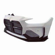For upgrading B G80 G82 M3 M4 to A style dry carbon fiber front bumper grille front lip body kit sid