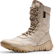 Canvas desert boots, breathable combat boots, men's combat boots, high-top tactical boots, lightweig