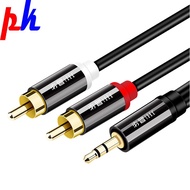Cable 2 AV to 3.5 positive, 2 RCA to 3.5 positive JH35DRCA