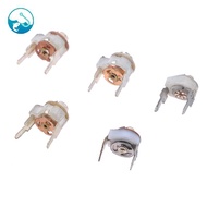 [ritonlywond] 5PCS 5MM Ceramic Trimmer Capacit Adjustable Capacitor Trimmer Variable Ceramic Capacit