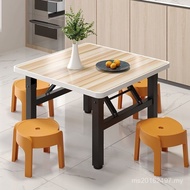 Dining Table Eating Restaurant Square Stall Table Table Rental House Foldable Table Foldable Table N