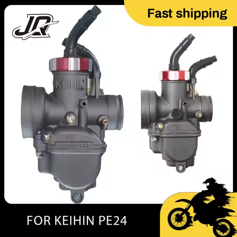 For KEIHIN PE24 DASH 24mm Carburetor For HONDA NSR125 KX80 KX100 KX125 NSR 50-125CC 2/4-Stroke Motor