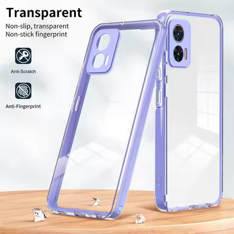 For Motorola Edge 30 Neo XT2245 Case Shockproof Hard PC Bumper Silicone TPU Clear Back Cover Soft Ca