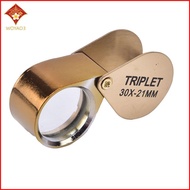 [WY3] 30x 30x21mm Magnifier Jewelers Gold Eye Tool Jewellery Folding Loupe Glass [MY]