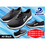 DULUX CEQIU CQ 082 and 135 Patterned Rubber Shoes BlackTALI