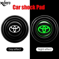 8Pcs For Honda car door Rubber Pad luminous Protective Sticker Car Door Silent Shock Absorber Dampin