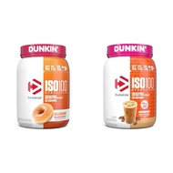 Dymatize ISO100 Hydrolyzed Protein Powder, 100% Whey Isolate, Dunkin' Glazed Donut Flavor, 20 Servin