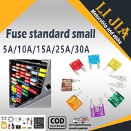 lot Car Fuse Small Blade Fuse2A 3A 5A 7.5A 10A 15A 20A 25A 30A 35A AMP Assorted Plastic
