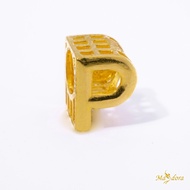 MASDORA 916 Gold Beads Bead Emas Alphabet 3D - Alphabet P (EMAS 916/22K)