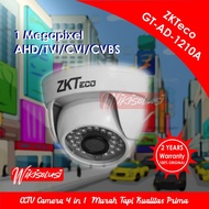 Zkteco 1- Megapixel CCTV Camera GT-AD-1210A 2-year Warranty