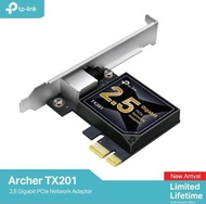 TP-Link Archer TX201 2.5 Gigabit PCIe Network Adapter สินค้าใหม่! WiFi 6 อแดปเตอร์สำหรับคอมพิวเตอร์ 