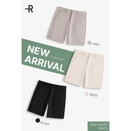 [HOT] Men's Plain Dobby Texture Form Straight Shorts - Routine 10S26PSH028