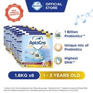 Aptagro Step 3 Growing Up Milk Formula 1-3 years (1.8kg x 6)