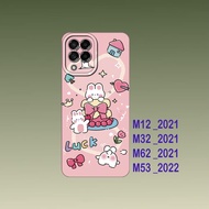 HP Samsung M12 / Samsung M32 / Samsung M62 / Samsung M53 Case - Cool Flexible Black Silicone Phone C