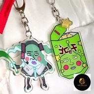 Dimple Anime Key Chain Man Mob Psycho 100 Key Chain Women Creative Funny Fashion Keychain