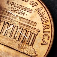 [錯體]1964年 美國林肯紀一美仙 硬幣一枚