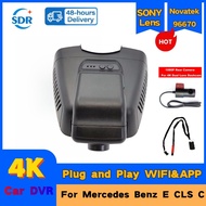 4K 2160P Plug And Play Car WIFI DVR Dash Cam For Mercedes Benz E CLS C 180 220 280 E220 E220d E250 W