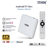 ZDSSY Android TV Box 11.0, MECOOL KM2 Plus Deluxe Smart TV Box 4GB 32GB with Netflix Certified , Google Assistant Dolby Atmos and Vision, Supports AV1 HDR 4K 2.4G 5.0G WiFi6 BT5.0 with Amlogic S905X4