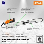 chainsaw 070 stihl komplit