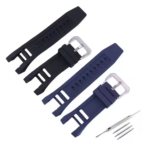 Men's Rubber watch band buckle accessories compatible with INVICTA 34mm Outdoor Sports silicone watc