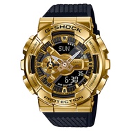 Casio G-Shock Gold Dial Black Resin Strap Men Watch GM-110VG-1A9DR