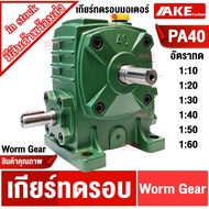 Motor Gear Reducer Worm PA40 1:10-60 Rpm Distributed By AKE toredo Shop.