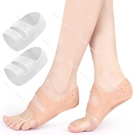 1 Pair Gel Heel Pads Cushion for Blister Prevention Achilles Tendinitis, Breathable Dry Cracked Heel