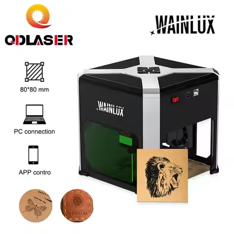 QDLASER Laser Engraver Wainlux K6 Mark Printer Cutter Woodworking Machines Plastic 3000mw Bluetooth 