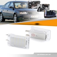 2pcs LED footwell Light glove box light cargo light for Audi 80 B1 B2 B3 B4 90 B2 B3 100 C2 C3 200 A