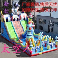 24Hourly DeliveryBJSquare Inflatable Castle Outdoor Large Trampoline Outdoor Stall Slide Trampoline Toy Punch Floatation Bed Naughty Castle