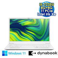 【全面升級特仕版】DYNABOOK CS50L-K PSY18T-00C004 迷霧白 15.6吋筆電 (FHD IPS/Intel i5-1235U/8G+8G DDR4/1T PCIE SSD/WIN 11)