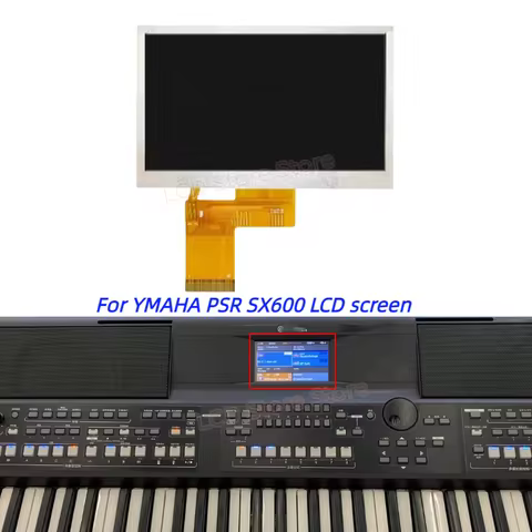 4.3 Inch LCD Panel for Yamaha PSR SX600 PSR-SX600 LCD Screen