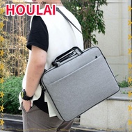 HOULAI Laptop Bag, 15.6 17 inch Large Capacity Shoulder Bag, Protective Shockproof Computer Notebook Laptop  for //Dell/Asus/