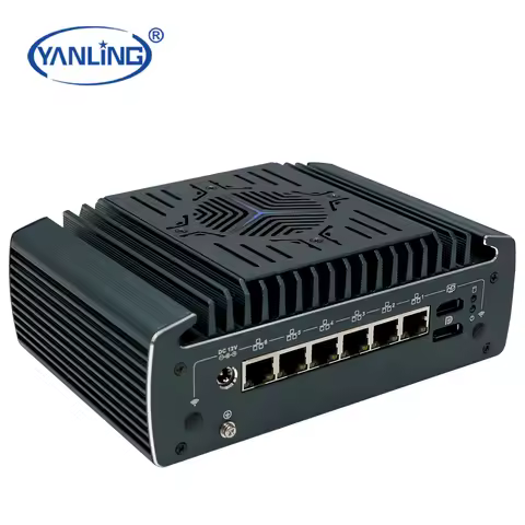 Yanling 12th Gen I7 6 Port Mini Pc Desktop Computer With Com 6usb