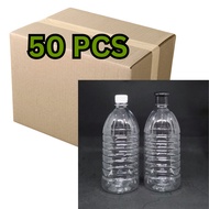 (50pcs) 1000ml | 1 liter Empty PET Juice Plastic Bottle | Botol Kosong Plastik Jus | 1000ZB