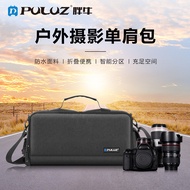 9PULUZ Fat Cow Digital Camera Storage Shoulder Bag Lens Bag Outdoor Shoulder Crossbody Photography D