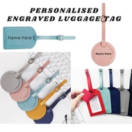 Personalised Luggage Tags | Free Engraving Name | Christmas Gift | FREE Christmas Card Upon Request Until Stock last