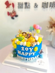 蛋黃哥與玩具總動員 公仔蛋糕 三眼怪 客製化 生日蛋糕 鑠甜點