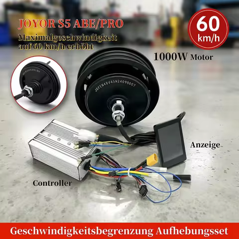 JOYOR S5ABE Pro Entdrosselung-Kit 60km/h 1000W Motor E-Scooter Tuning Controller Display Upgrade 60 